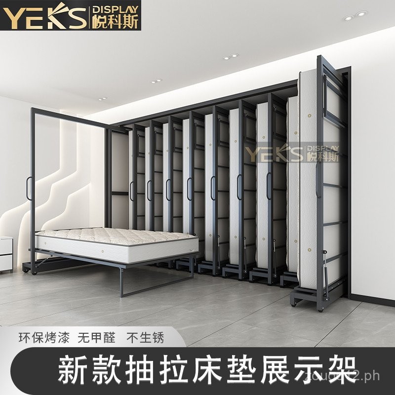 Mattress Display Rack Pull-out Tile Display Rack Push-pull Wooden Floor ...