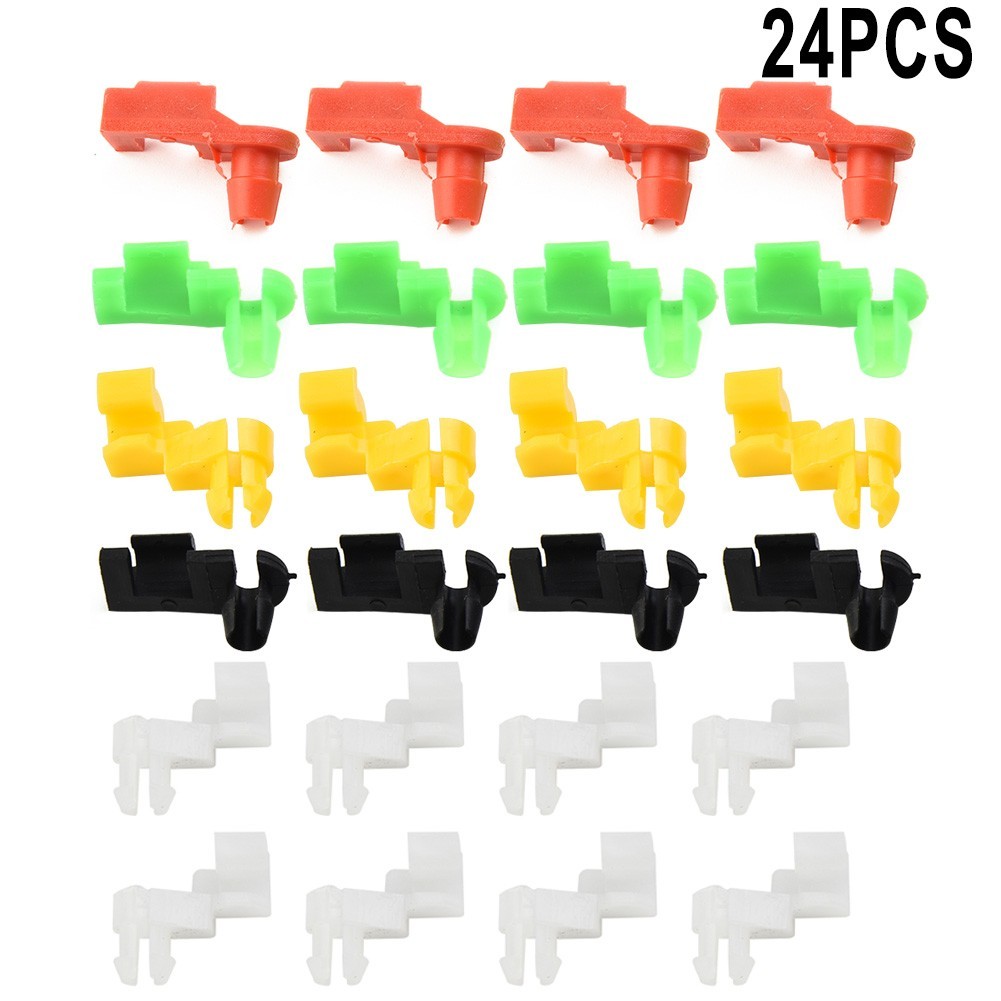 ⭐ Hot selling ⭐ Car Plastic Rivets Door Lock Rod Clips 5 mm Rod Size 12 ...