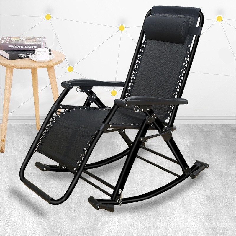 Rocking Chair Recliner Adult Balcony Home Leisure Nap Lazy Single Adult ...
