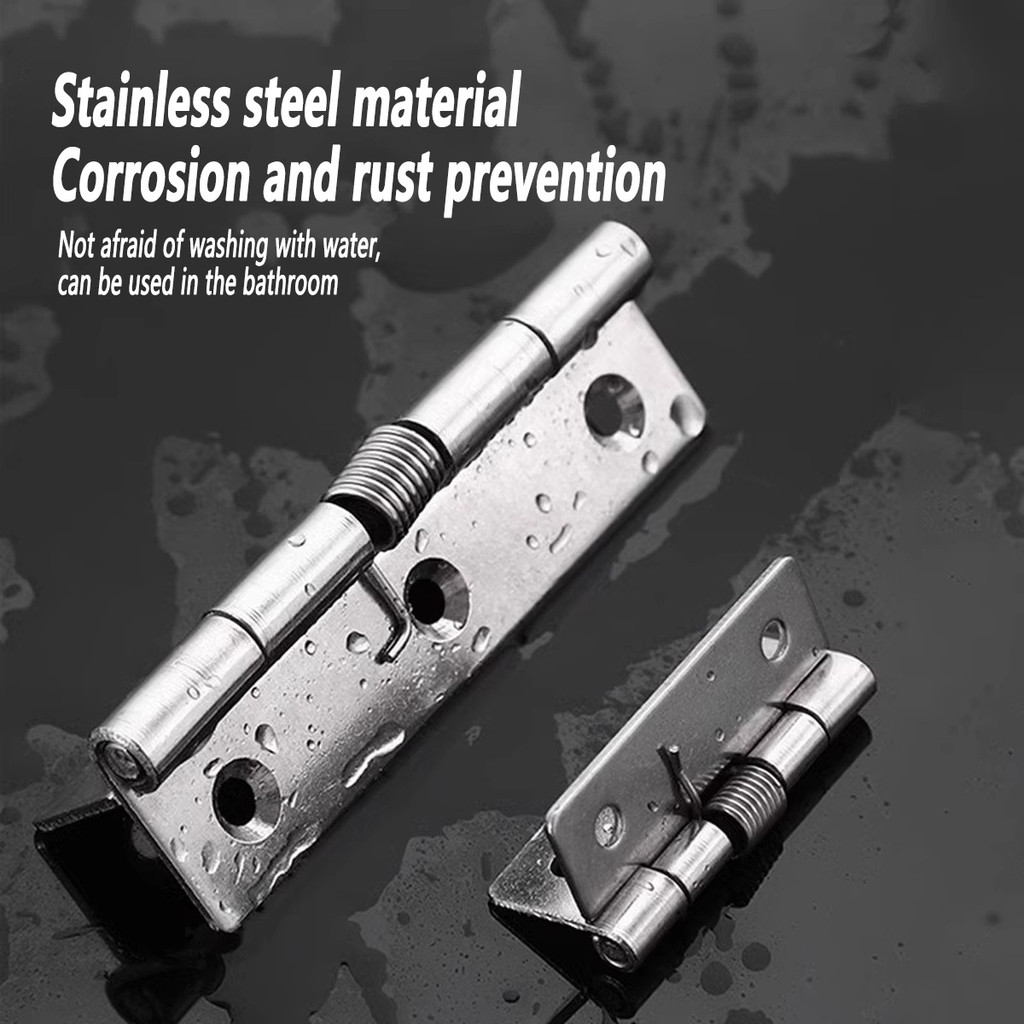 Stainless Steel Spring Hinges Door Closers Automatic Return Belt ...