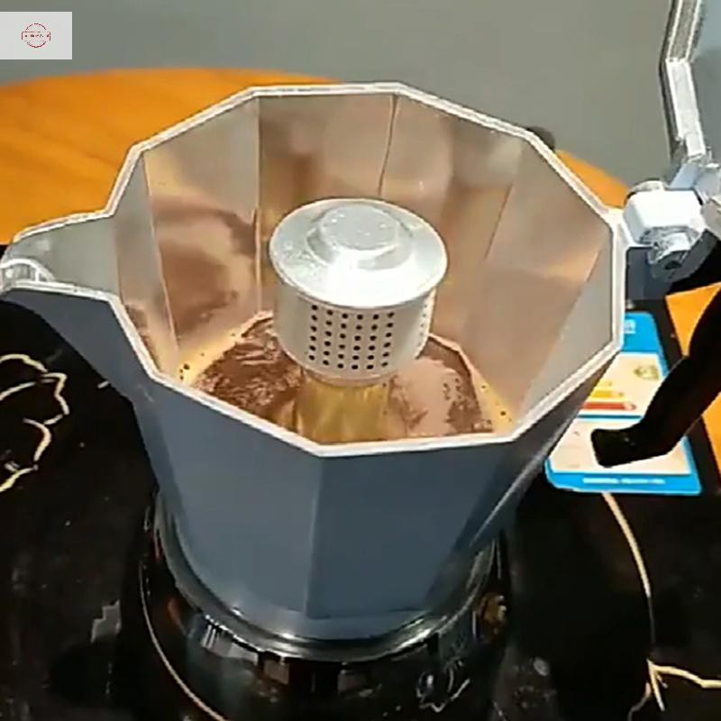 Sun Moka Pot Splash Coffee Pot with Aluminum Splash Valve Moka Pot ...