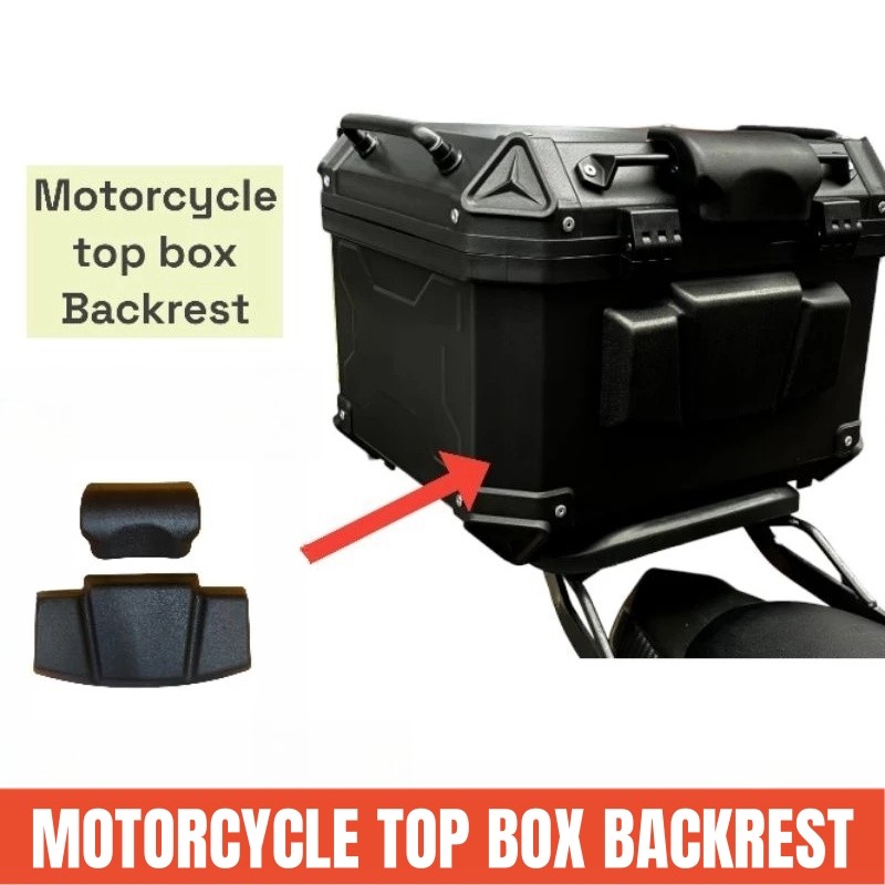 2pcs Top box Backrest Motorcycle Backrest Cushion Pad For 45L Aluminum ...