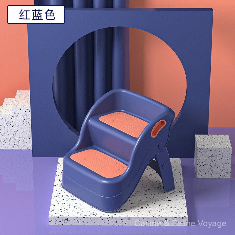[Ready Stock] 2-in-1 Dog Stairs Storage Ladder Foldable Pet Ramp for ...
