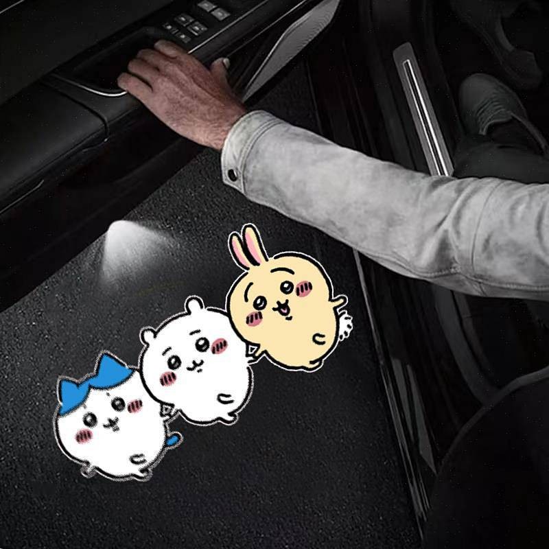 Car Ji Yi Ka Wa Chiikawa Wu Saqi Cartoon Courtesy Lamp Driving Door ...