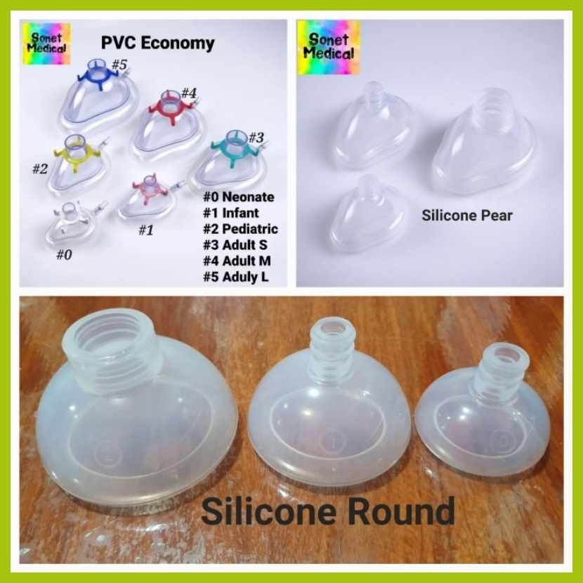 Anesthesia|DMask]y.T(Silicone,#O.PVC,$L/ambu$K/bag$o/mask | Shopee ...
