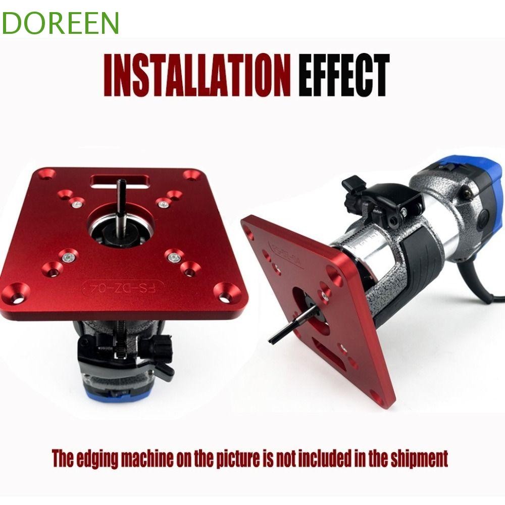 DOREEN Router Table Insert Plate, Square Easy Install Router Lift ...