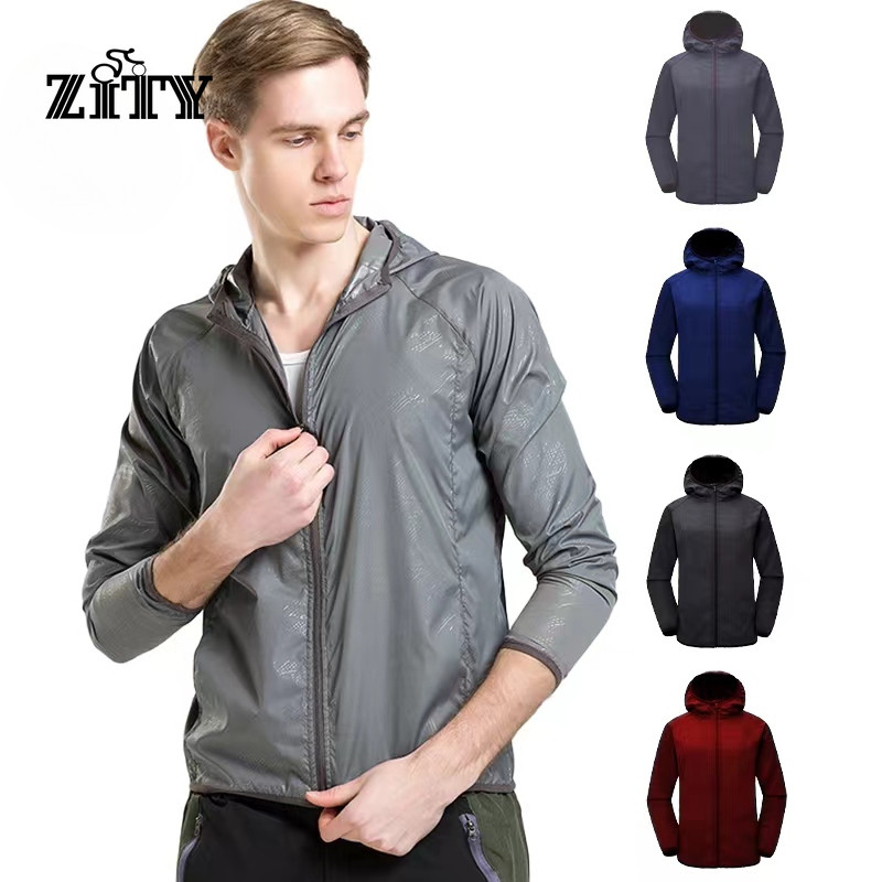 [COD] Men tactical jacket Outdoor Hooded Windproof Waterproof Anti-Cut ...