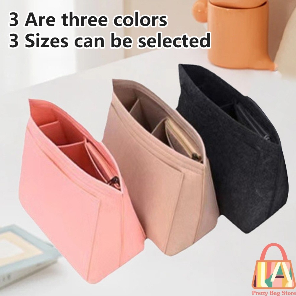 PB Felt Insert Bag With Multi-pockets Fits Handbag Liner Bag Organizer ...