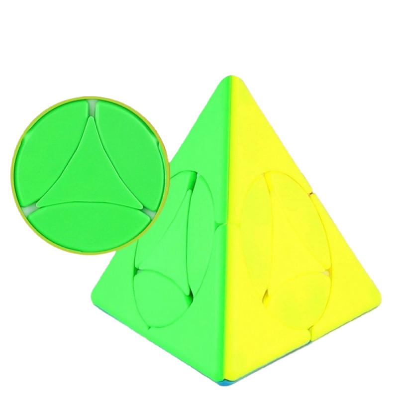 Fanxin Pyraminx Cube Funny Tower Windmill Coin Easy Cube for Kids ...
