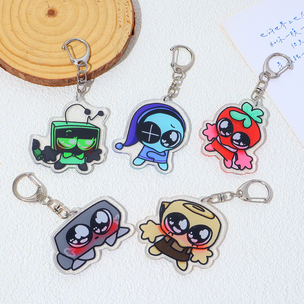Game Dandy's World Plush Scraps Key Chain Acrylic Double Side Character ...