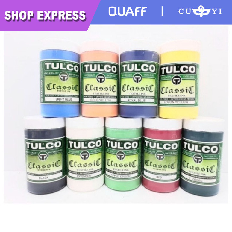 [250G] Tulco Classic (Assorted Colors) Water Based Paint Silk Screen ...