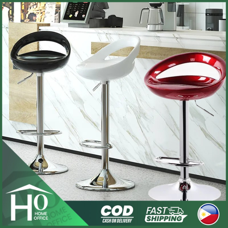 2Pcs Bar stool with backrest swivel/lifting high chair more stable bar ...
