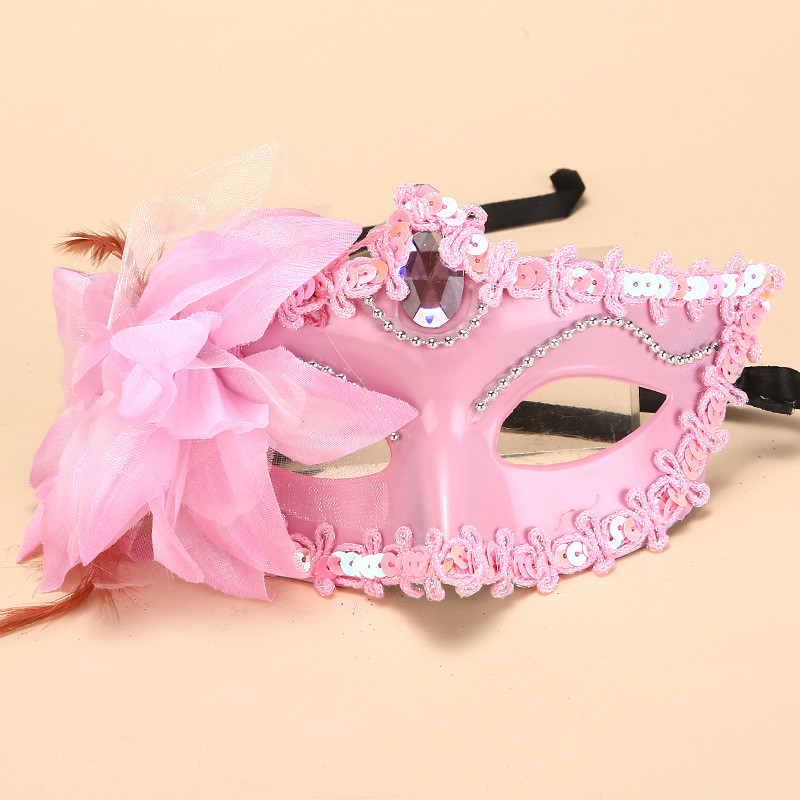 High Quality Princess Mask Masquerade Large Lily Mask Prom Princess ...