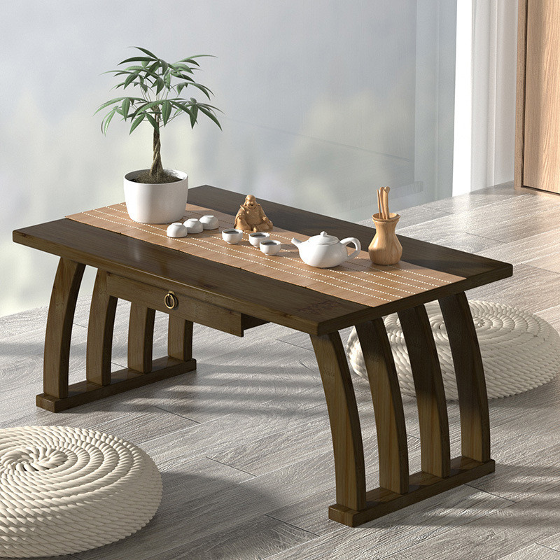 Chinese Style Bay Window Small Coffee Table Tatami Simple Window Sill ...