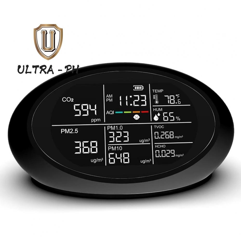 12 in 1 Indoor Air Quality Monitor for Home Office with Temperature and ...
