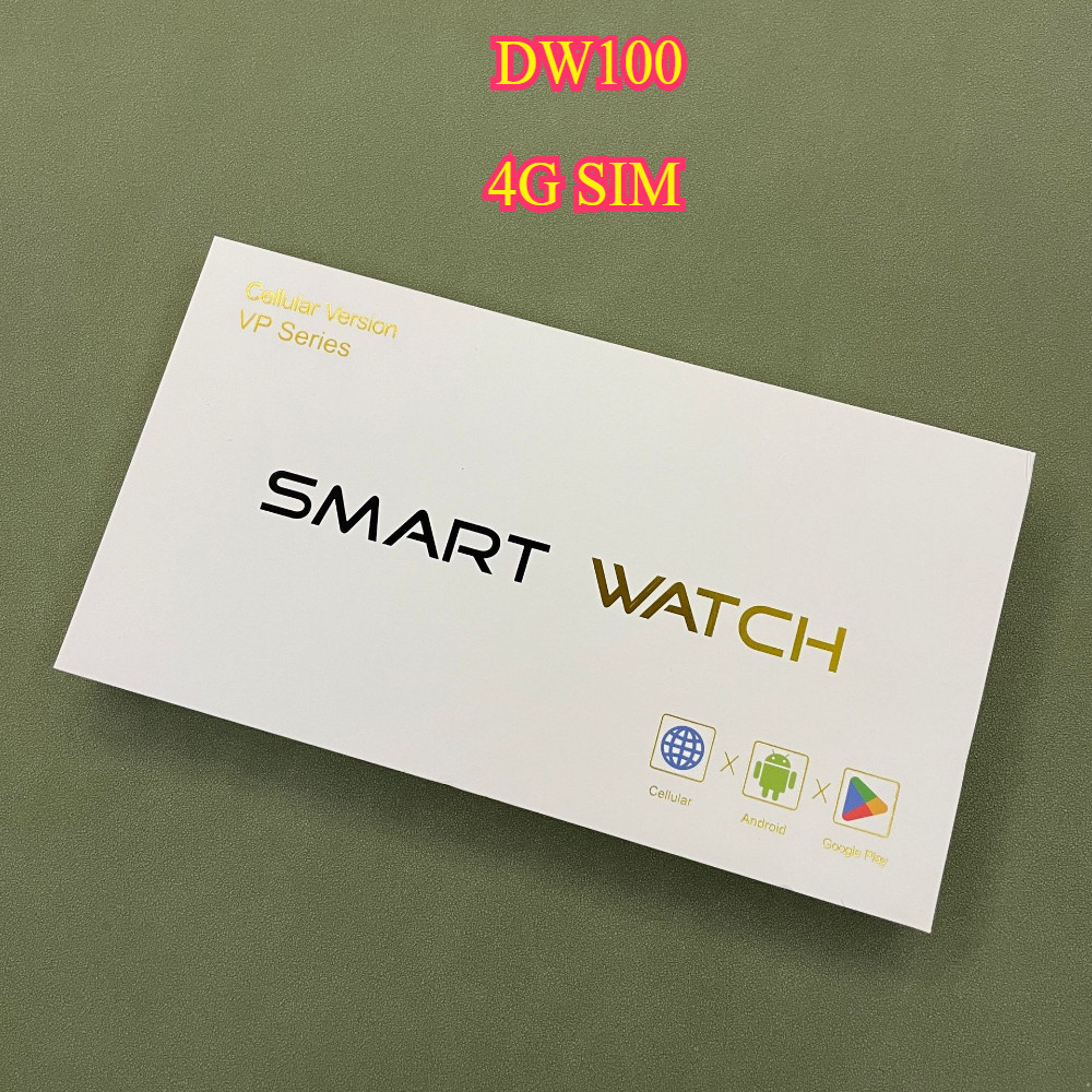 [SIM] 2025 latest upgrade DW100 card 4G smart watch ultra cellular