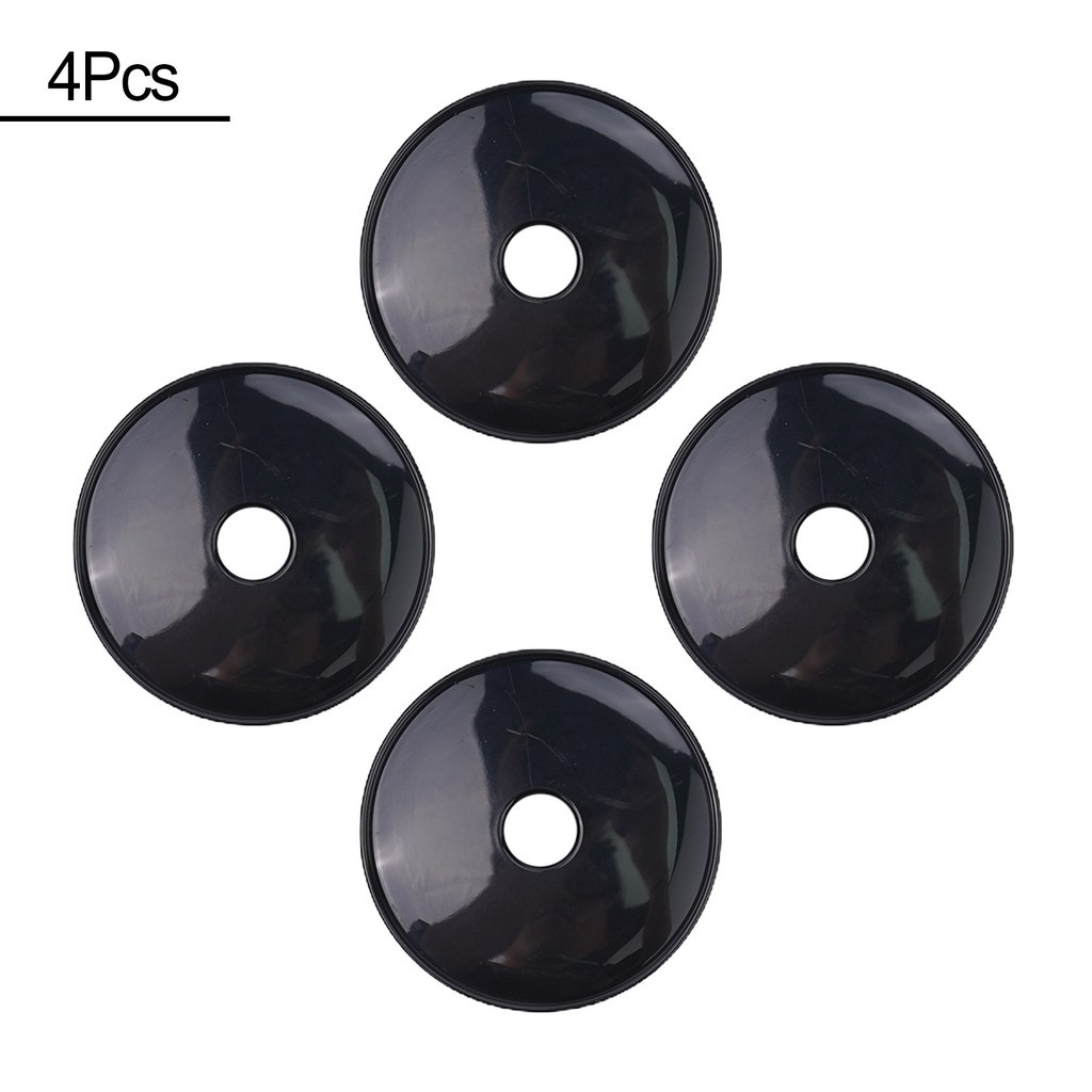 [Livedesign] 4Pcs Black 60mm Diameter SUV Car Wheel Center Cap Covers ...