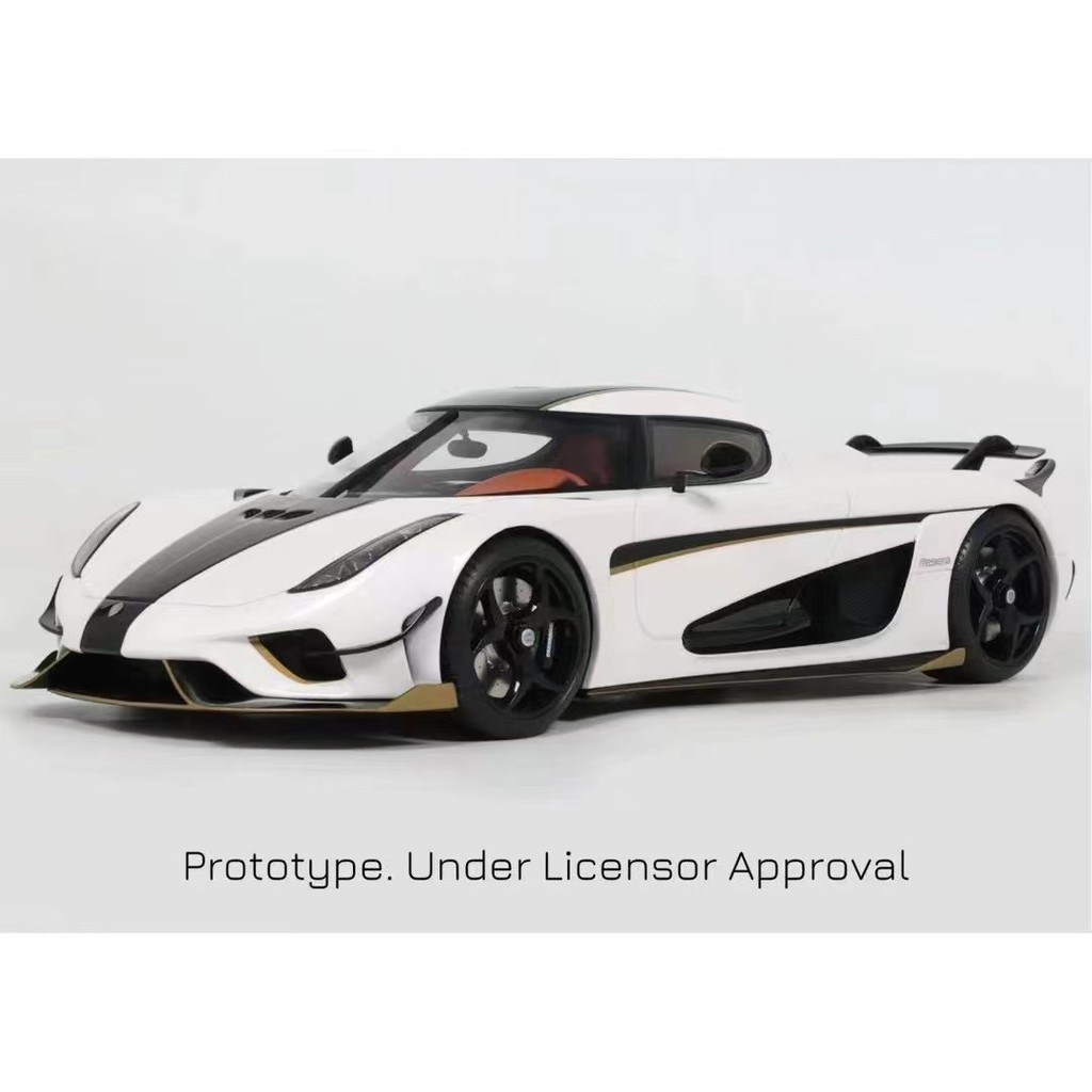 GT Spirit 18 Connier Spirit REGERA Connier Spirit White Resin Car Model ...
