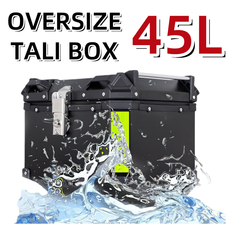 Universal Top box for Motorcycle Tail Box 45L Helmet Box capacity Tail ...