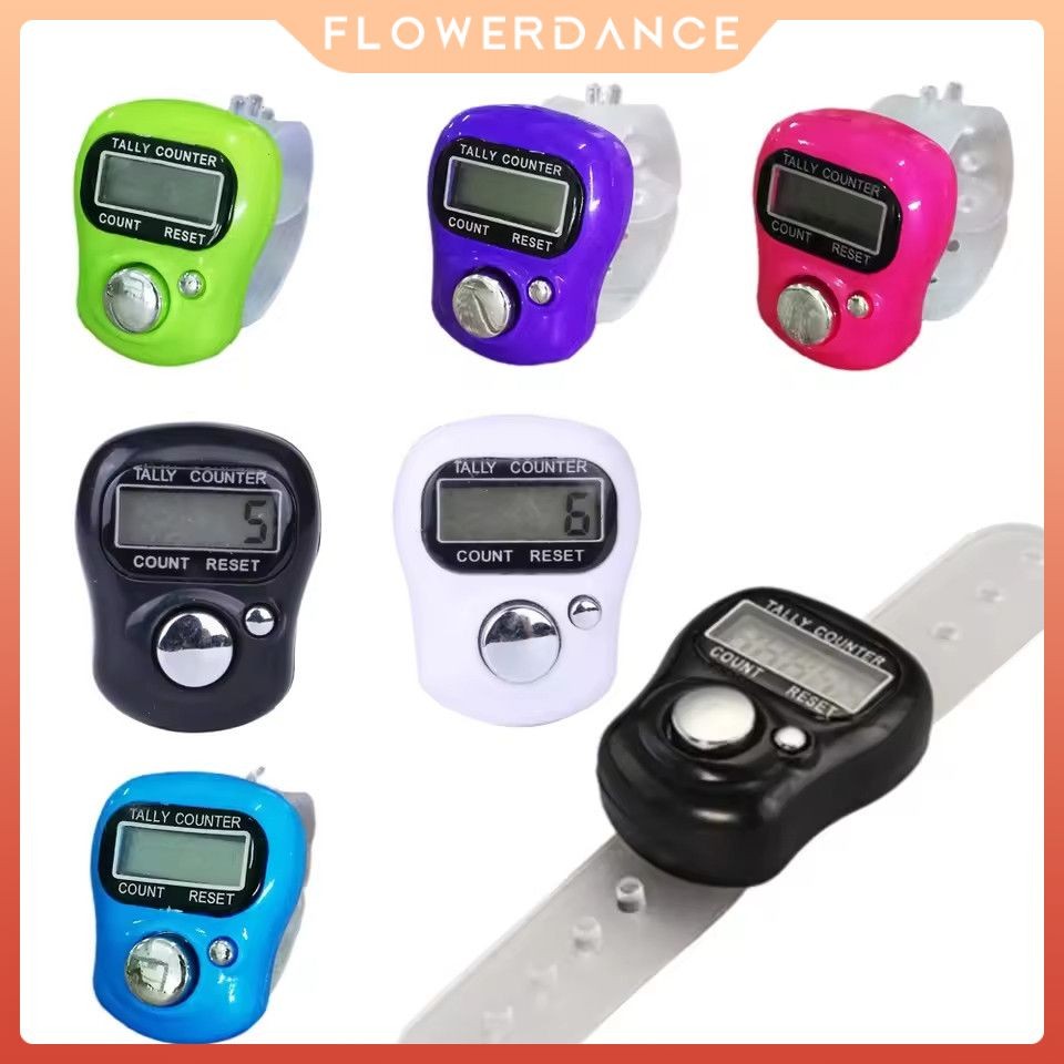 Electronic Digital Finger Ring Tally Counter Hand Held Knitting Row ...
