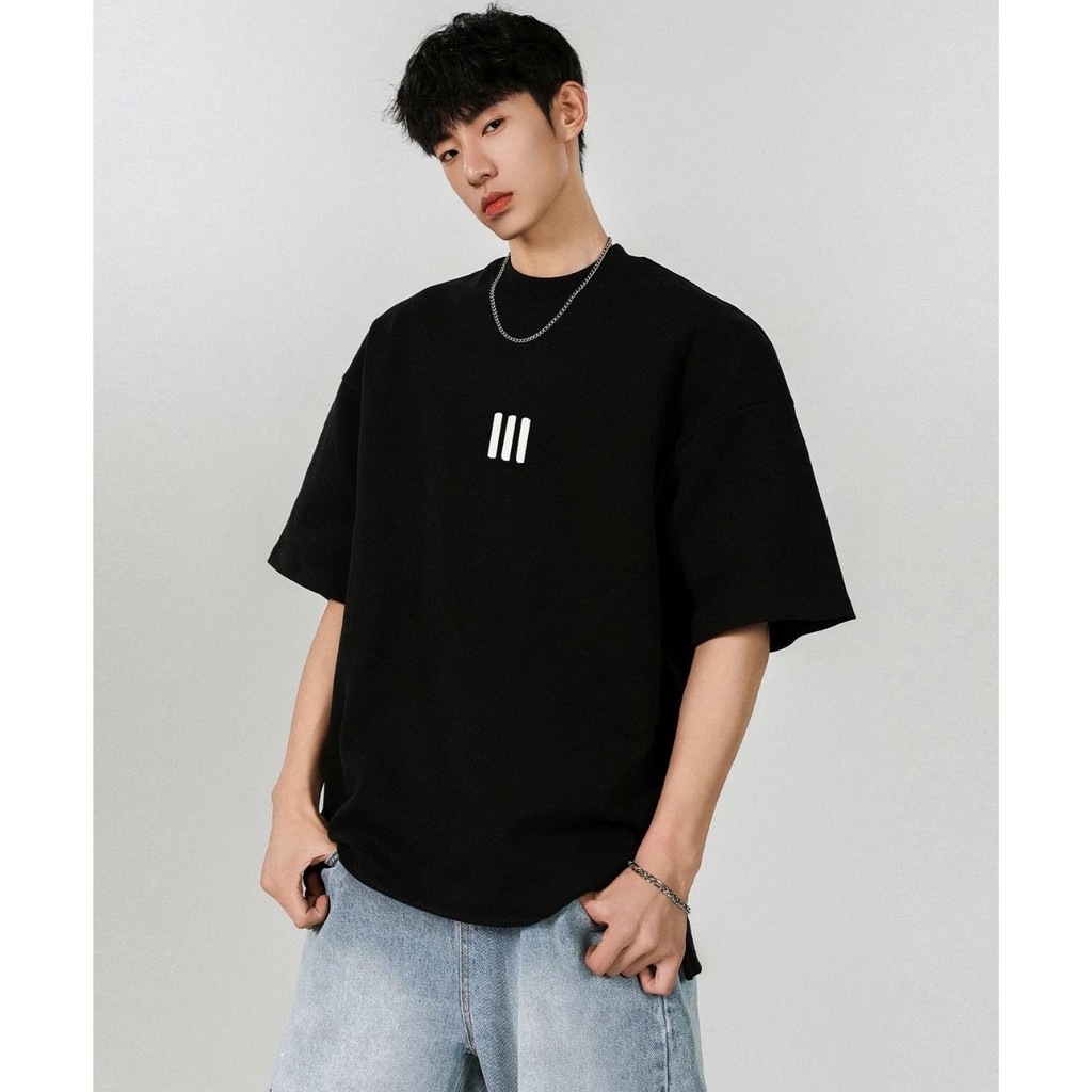 Harajuku Style Embroidered Short Sleeve T-Shirt main image 0
