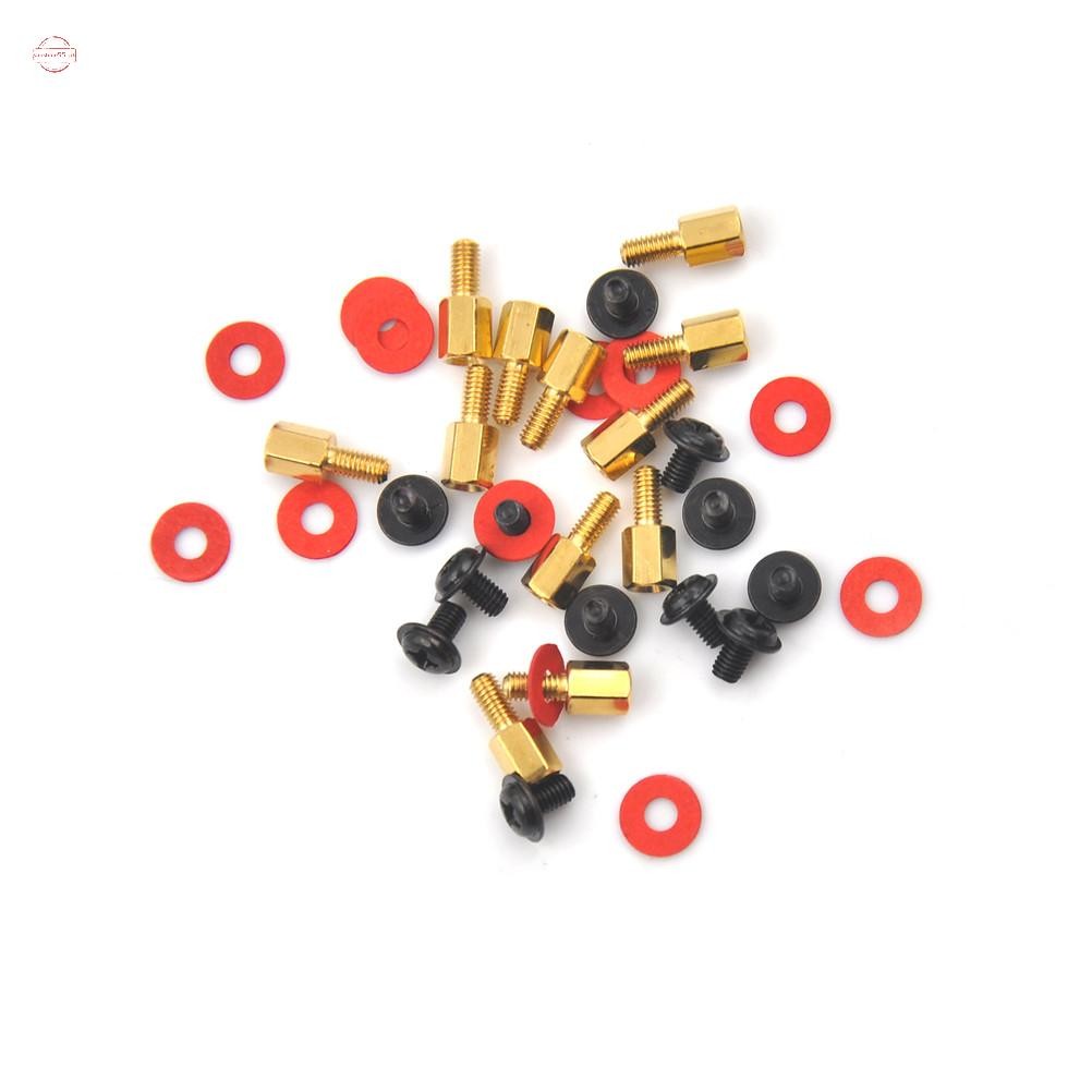 Sun 12pcs Computer Screws Motherboard Standoffs/ Screws/ Washers Kit PH ...