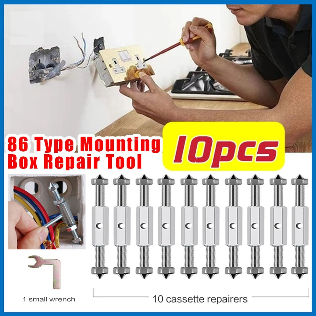 10Pcs Switch Socket Cassette Screws Support Rod Switch Box Repair Rust ...
