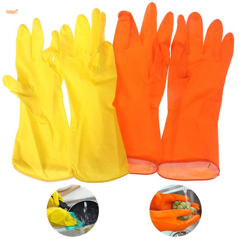 Sweet Kitchen Dish washing Gloves House Cleaning Waterproof Rubber ...