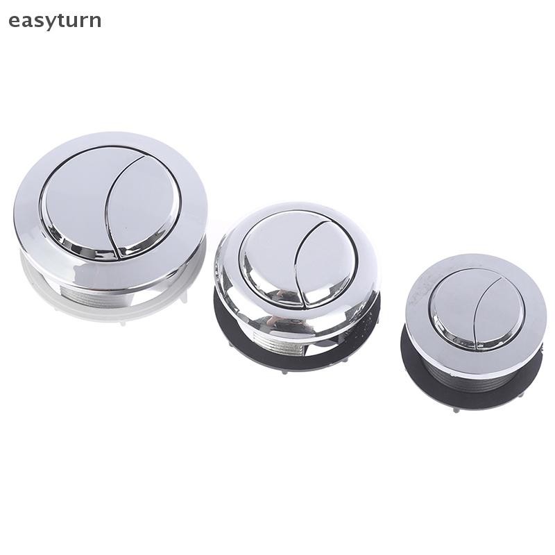 easyturn 1pc Dual Flush Toilet Tank Button Round Shape Toilet Push Dual ...
