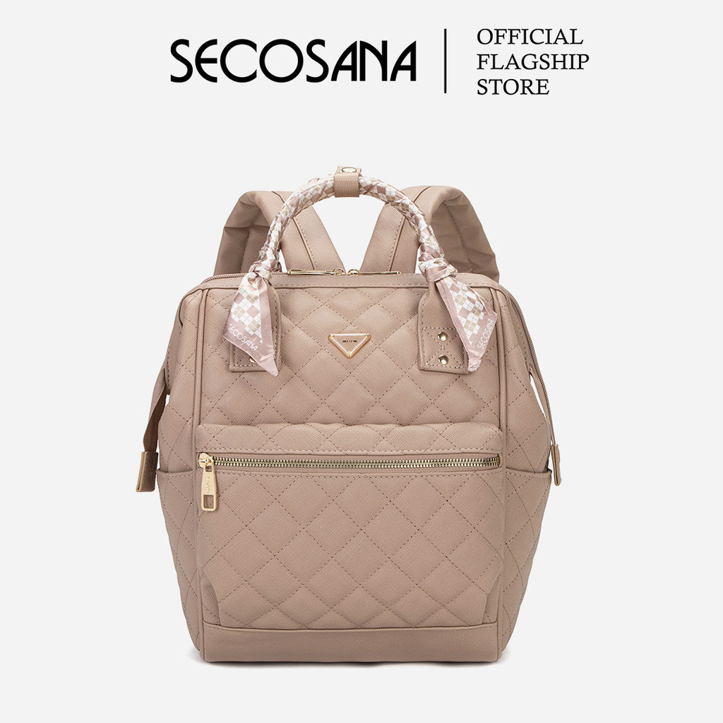 SECOSANA Danica Quilted Tablet Backpack | Shopee Philippines