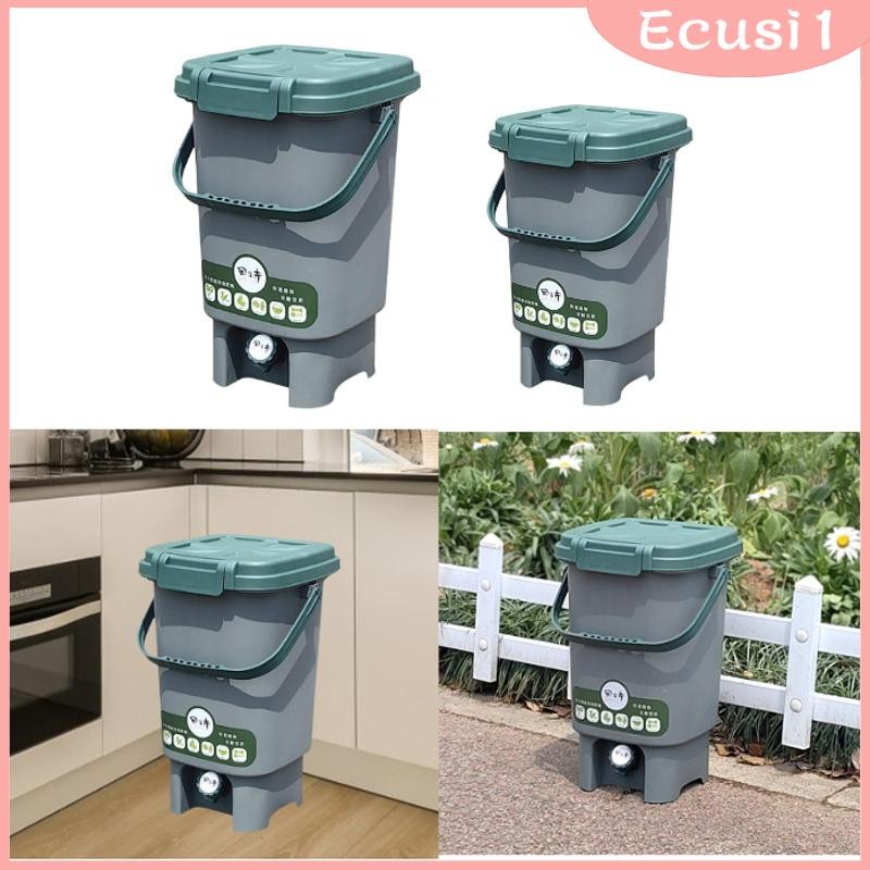 [Ecusi] Compost Bin Compost Bucket Practical and Handle Garden ...