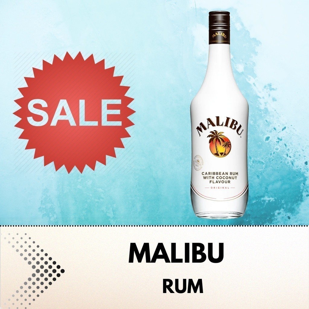 Malibu Coconut Rum 700ml | Shopee Philippines