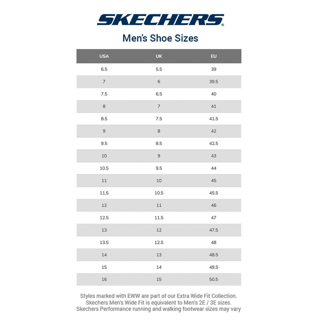 Skechers men shoes size store
