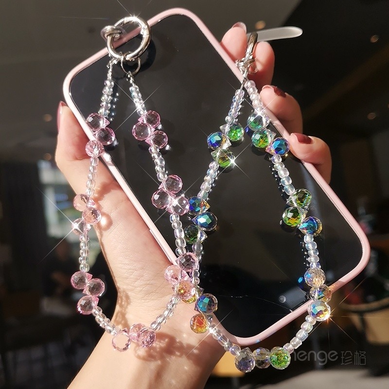 Water Drop Crystal Mobile Phone Pendant Lanyard, Mobile Phone Case ...