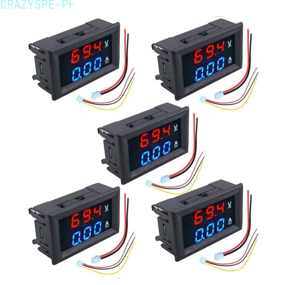 DC 100V Dual Display Current Voltage Meters for Automotive Applications ...