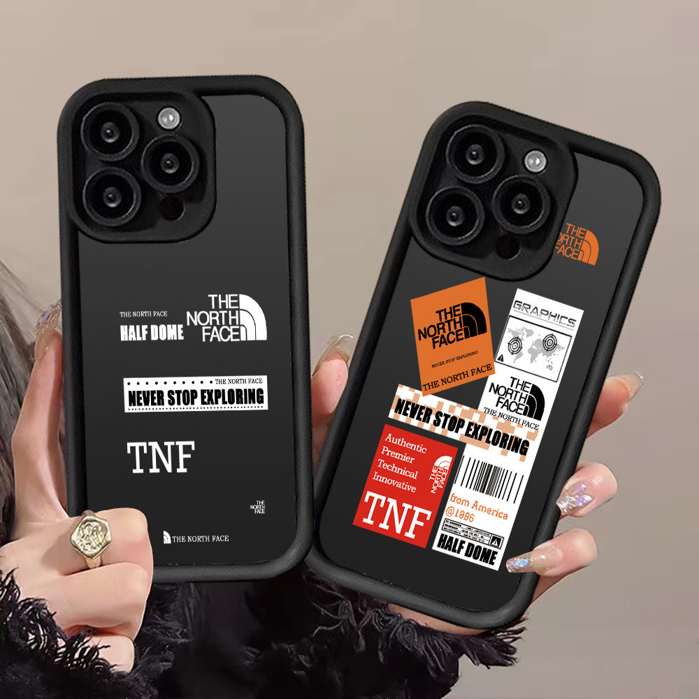 For iPhone 15 Pro Max 15 Plus 14 13 12 iPhoneX Xs Dark Trend Label Soft ...