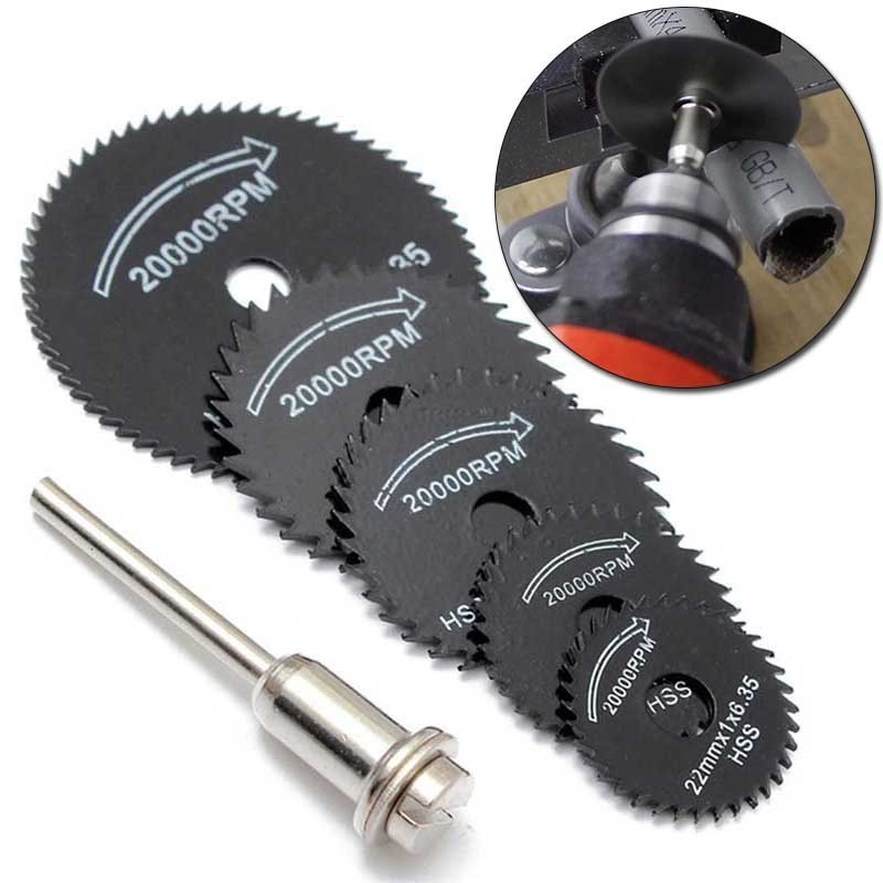 ⭐ Hot selling ⭐6pcs HSS Circular Saw Cutter Mini Rotary Drill Cutting ...