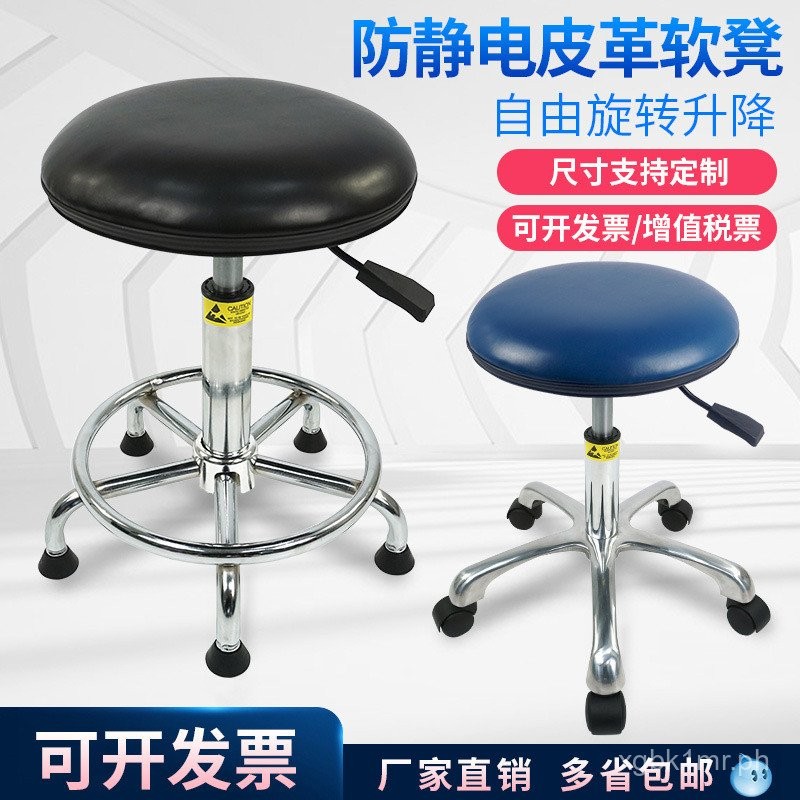 Anti-Static Leather Lifting Stool Laboratory Assembly Line Dust-Free ...