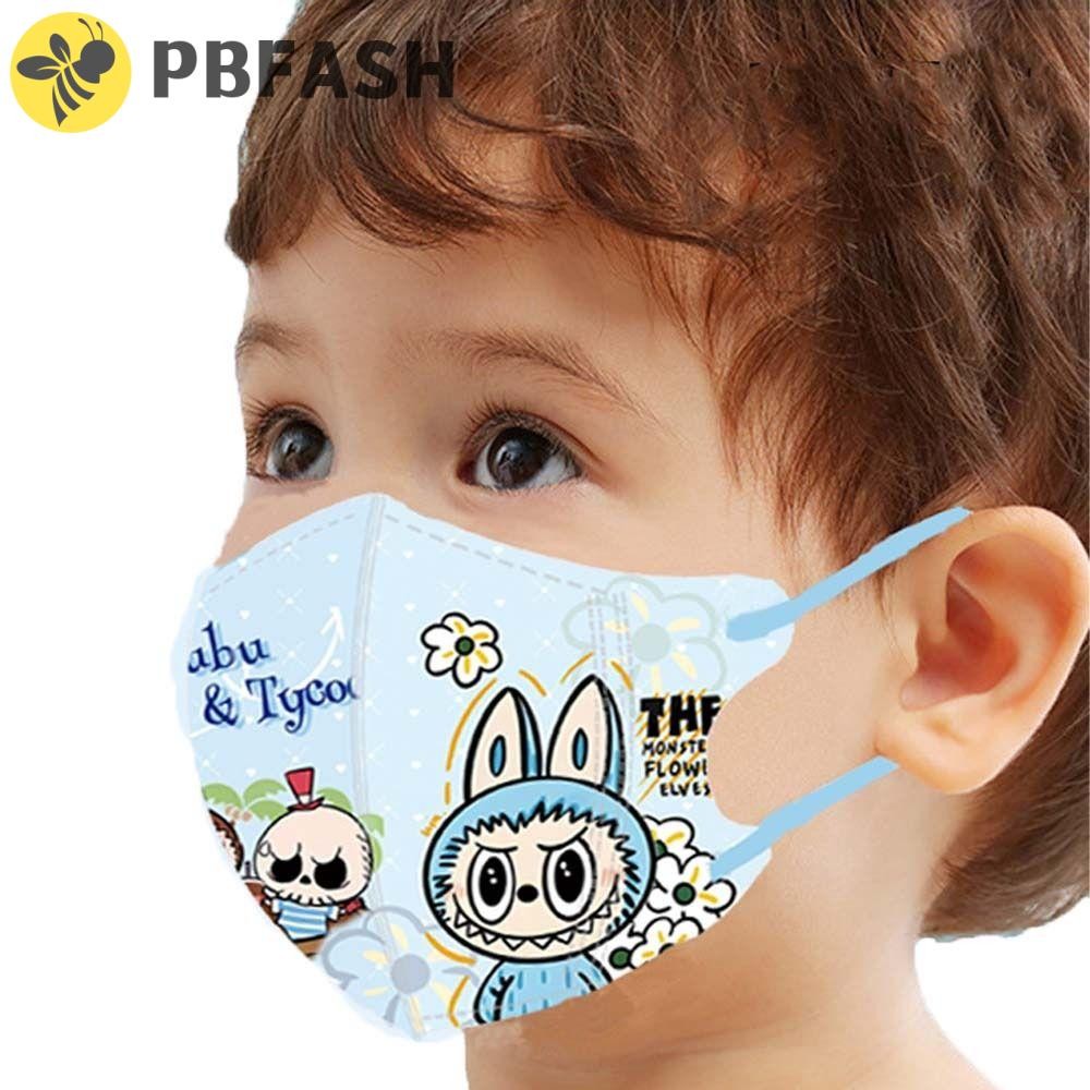 PBFASH 10Pcs Children Labubu Face Mask, Cartoon Letter Print Labubu ...