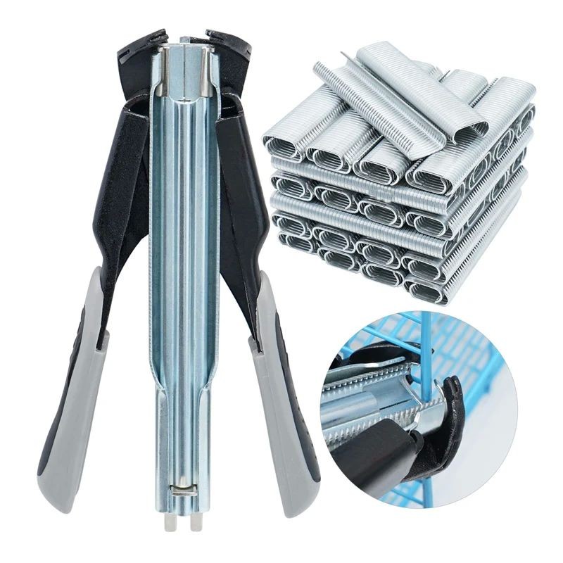 Animal Cage Hog Rings Wire Pliers C-type Nails Installation Pliers ...