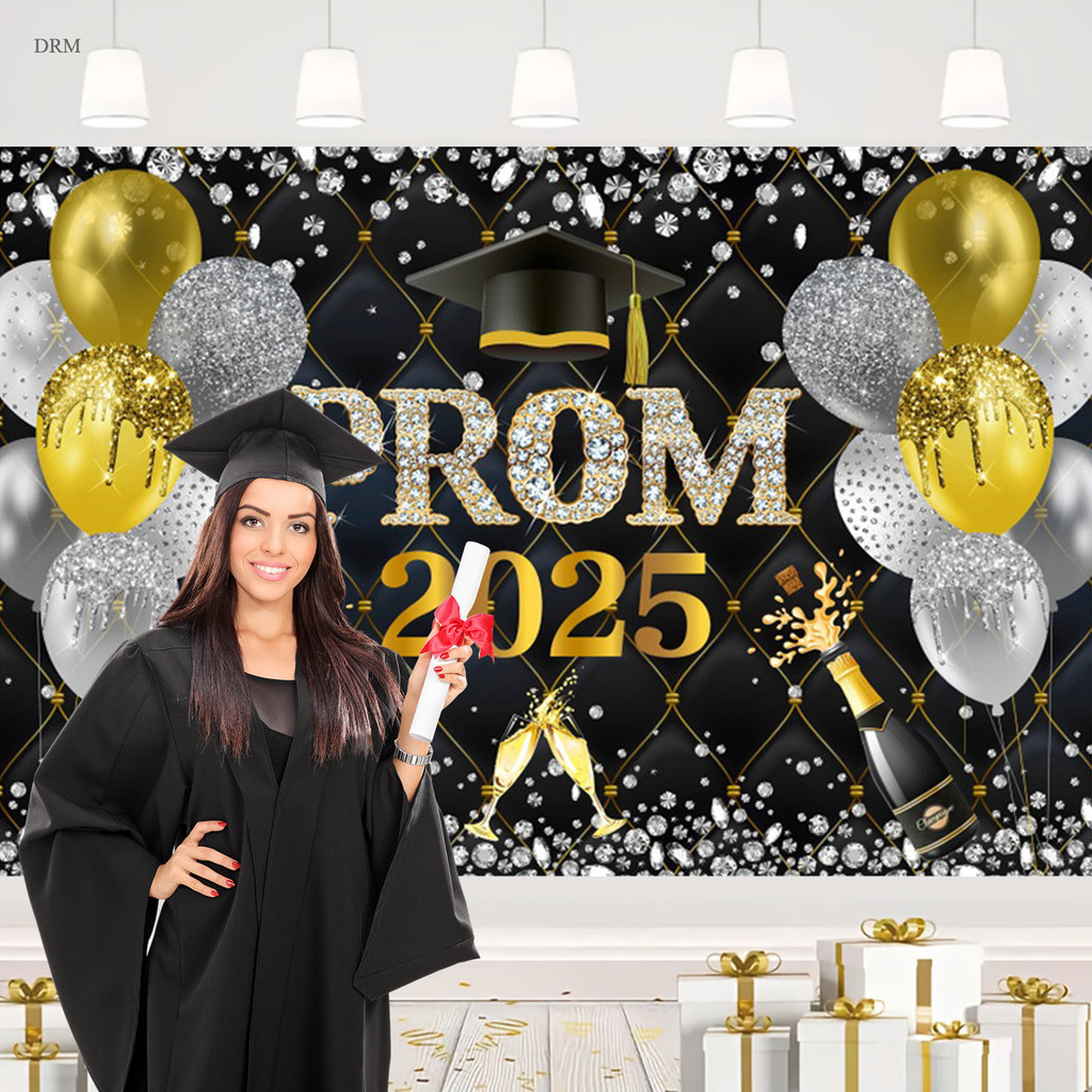 DRM 2025 Graduation Theme Photography Background Party Decoration ...