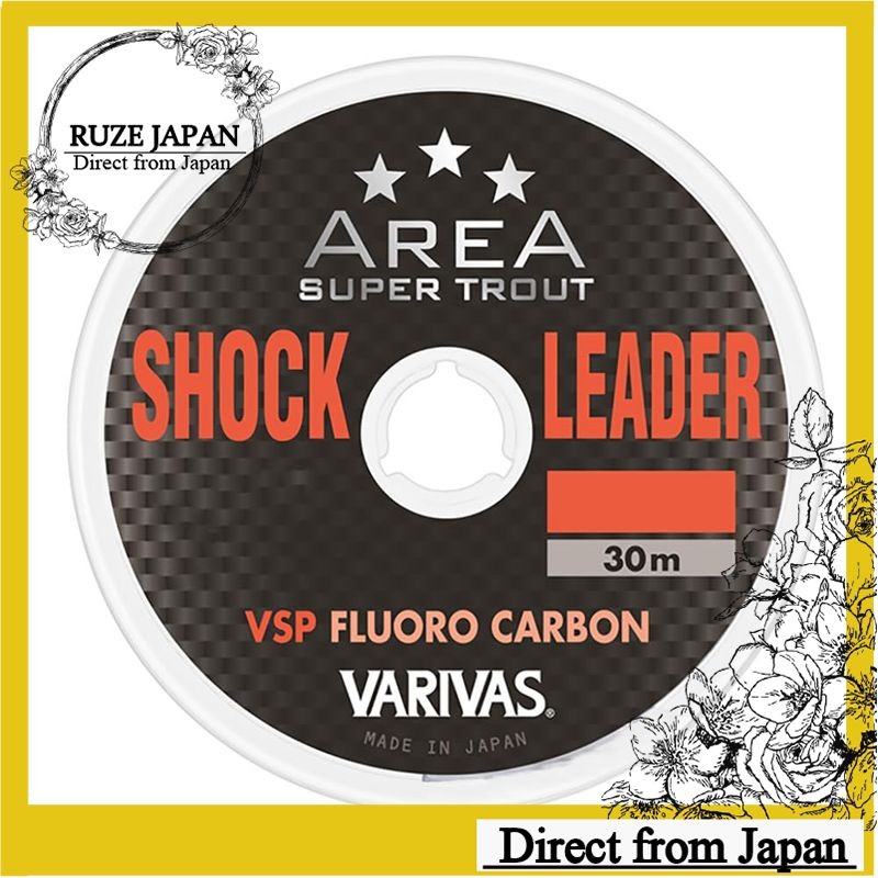 Bas De Ligne Fluorocarbone Varivas Super Trout Area Shock Leader 30m 2,5lb
