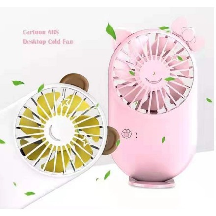 FAN Panda Mini Portable Pocket Fan USB Charging Handheld/Desktop Small ...