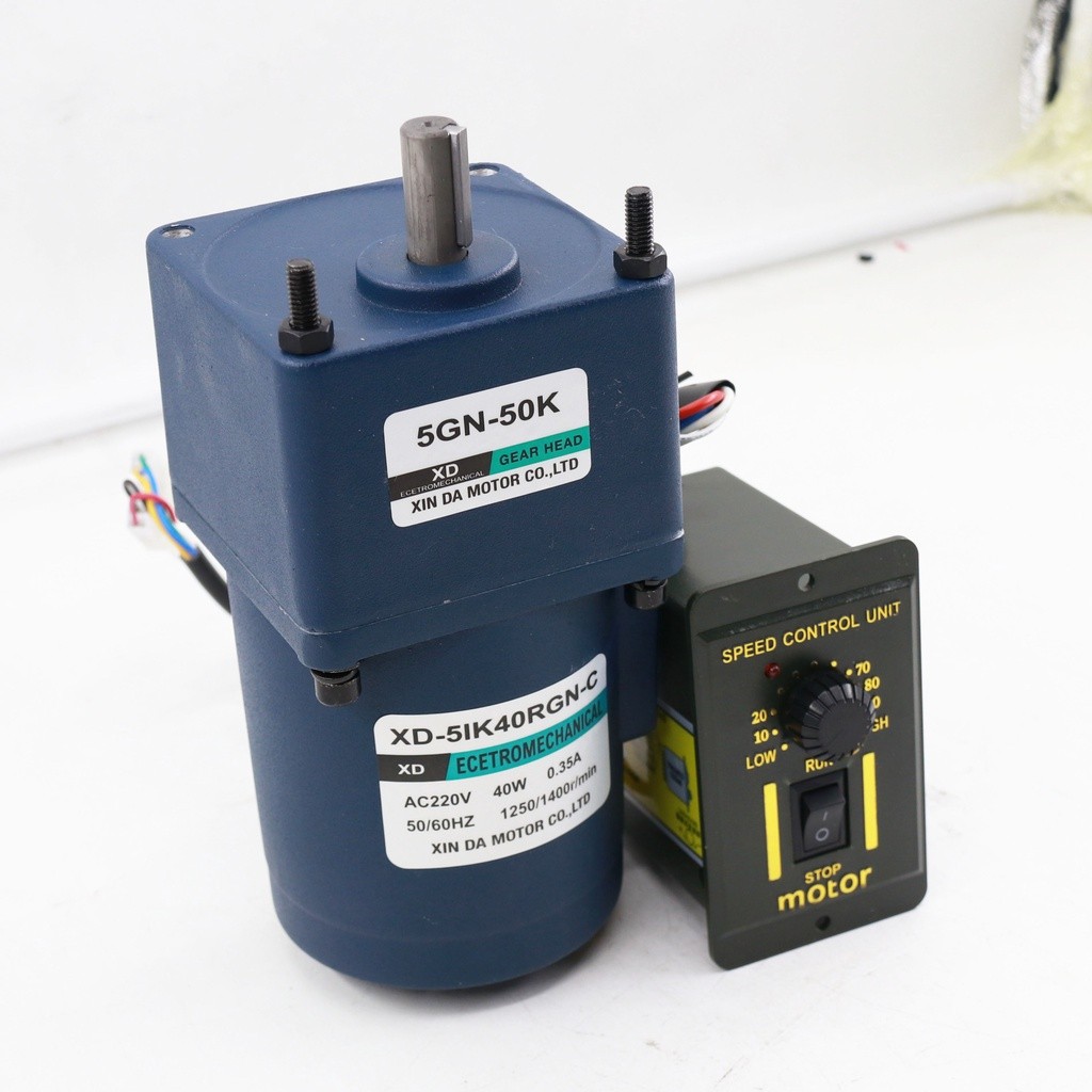 new 40W AC gear motor (motor speed regulator) 220V single - phase speed ...