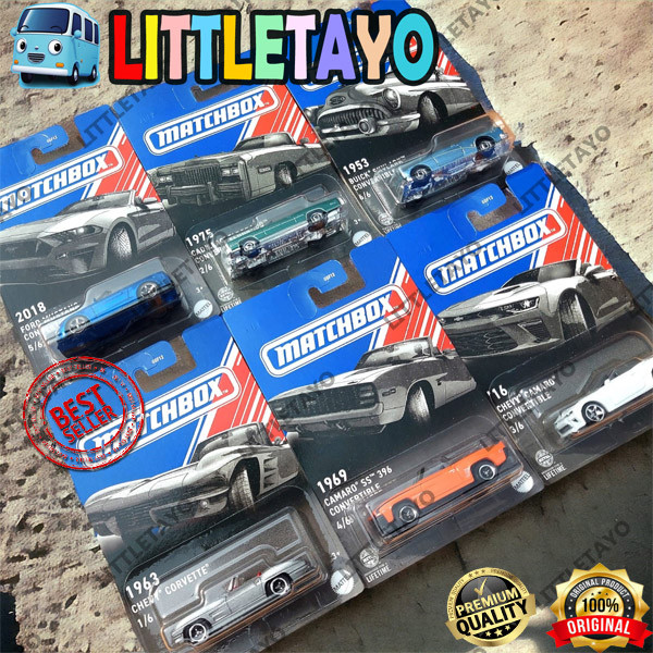 Matchbox Muscle Series Chevy Camaro Corvette Cadillac Eldorado Buick ...