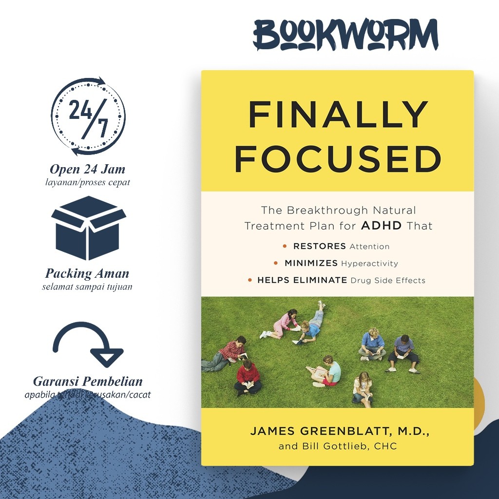 Finally Focused by James Greenblatt MD (English) Shopee Philippines
