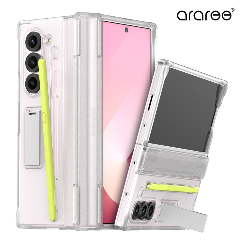 Araree Z Fold 6 Fold6 Nukin 360 SP Matte Clear Standing Case Samsung ...