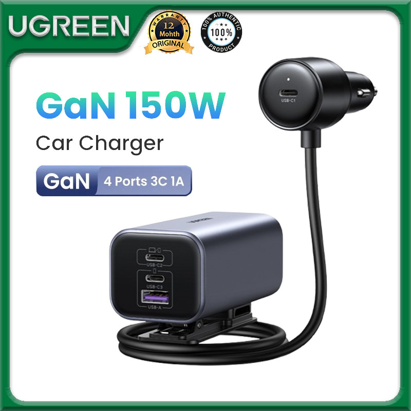 Quick Charge Macbook Pro Usb C Car Charger UGREEN 150W USB C Car