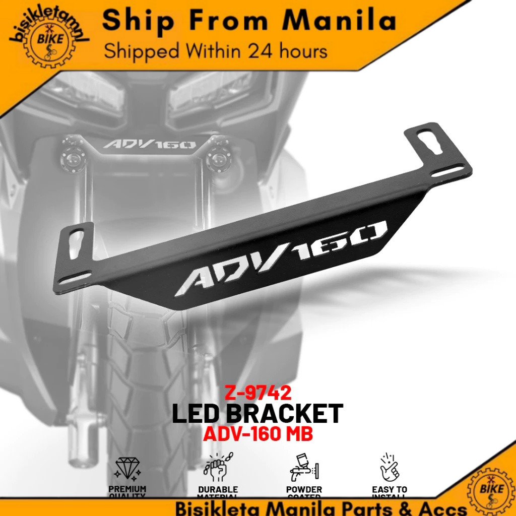 HONDA ADV 160 HEAVY DUTY MINI DRIVING LIGHT LED BRACKET FOR HONDA ADV ...