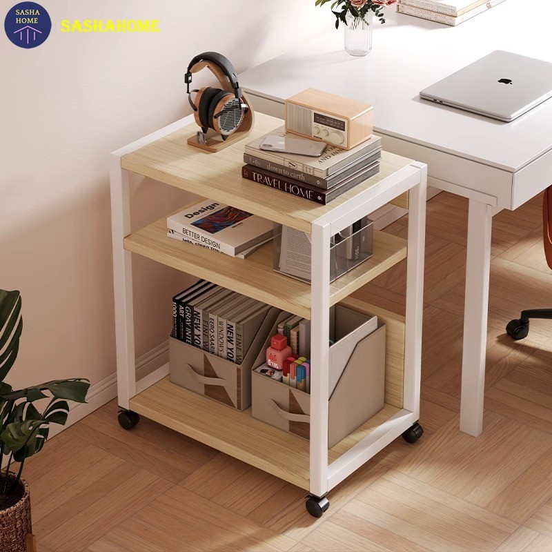 Mobile Storage Rack Stand Multi-Layer Trolley Iron Organiser Living ...